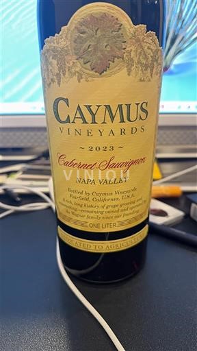 Vùng trồng nho được cấp phép California Napa Valley Caymus Vineyards Cabernet Sauvignon 2023