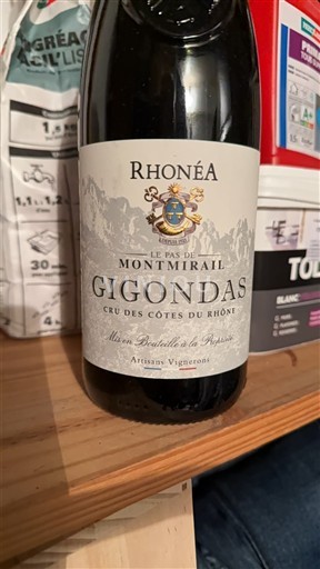 Rhônevallei Gigondas Rhônéa Le Pas de Montmirail 2019
