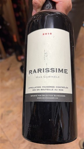 Languedoque Faugères Mas Gabinèle Rarissime 2018