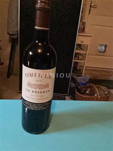 Bordeaux Pessac-Léognan Pique Caillou La Réserve 2019