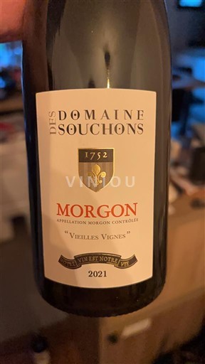 Beaujolais Morgon Domaine S Souchons Vieilles Vignes 2021