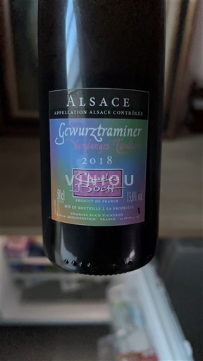 Alsazia Vendanges Tardives Charles Boech Gewurztraminer Vendanges Tardives 2018