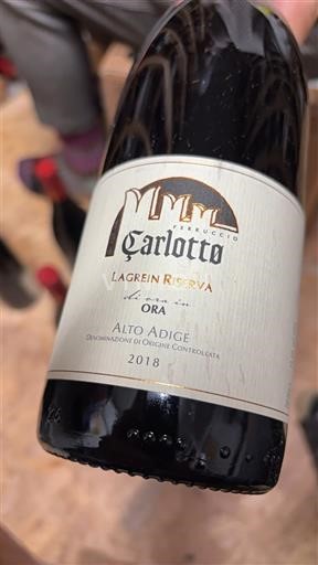 Víno Rouge sec Lagrein Riserva Ora Ferruccio Carlotto 2018 Itálie Tridentsko-Horní Adiže Horní Adiže DOC