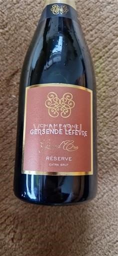 Mousserende wijnen Blanc extra-brut Réserve Gersende Lefevre 2025 Frankrijk Champagne AOC