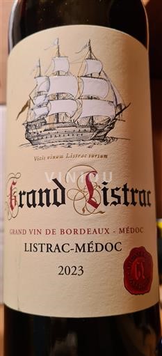 Bordeaux Listrac-Médoc Coopérative de Listrac-Médoc 2023
