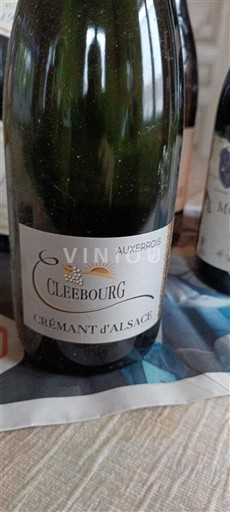 Alsace Crémant d'Alsace Cleebourg Auxerrois 2024