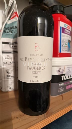 Languedoque Faugères Château S Peyregrandes 2012