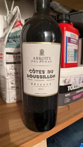 Rượu vang Rouge sec Réserve Abbotts & Delaunay 2011 Pháp Roussillon Côtes-du-Roussillon AOC