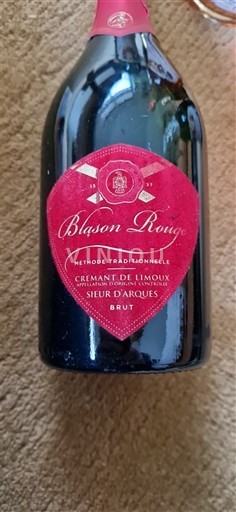 Vinos Espumosos Blanc brut Blason Rouge Sieur d'Arques 2021 Francia Languedoc Crémant de Limoux AOC