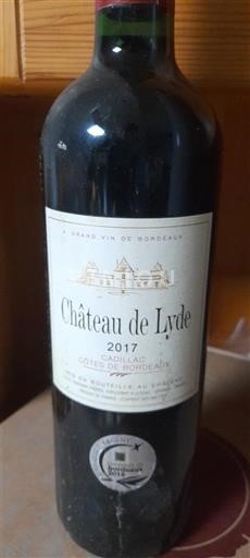 Bordeaux Cadillac-côtes-de-bordeaux Château Lyde 2017