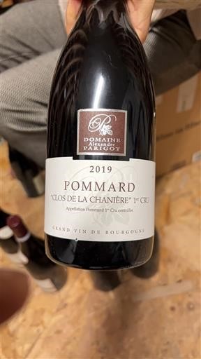 Bourgogne Pommard Premier Cru Domaine Parigot Clos de la Chanière 1er Cru 2019
