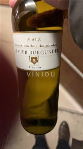Palatinat Pfalška Weinbach Herrenberg Honigsäckel Grauer Burgunder Neleten.