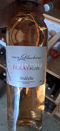 Rượu vang Rosé sec Éclat Rosé Cave de Lablachère 2023 Pháp Alpes và các vùng Rhodanien Ardèche IGP
