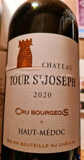 Bordeaux Haut-Médoc Château Tour Saint-Joseph cru bourgeois 2020