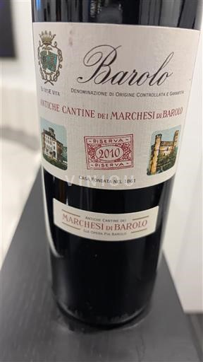 Piemonte Barolo Antiche Cantine dei Marchesi di Barolo Riserva 2010