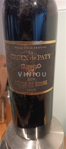 Bordeaux Côtes-de-bourg La Croix de Paty 2016