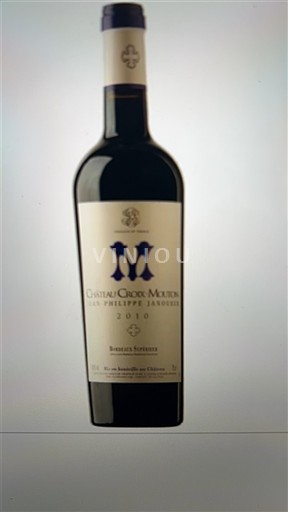 Bordeaux Bordeaux superiore Château Croix Mouton Jean Philippe Janoueix 2016