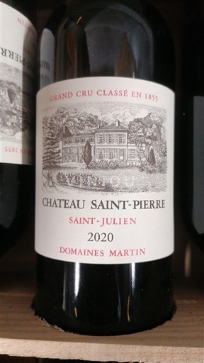 Bordeaux Saint-Julien Grand Cru Château Saint-Pierre 2020