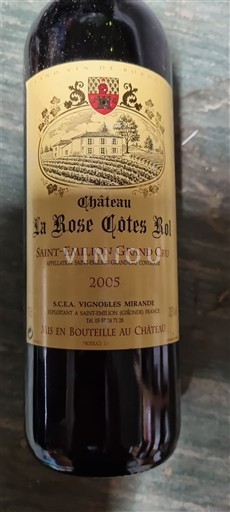 Bordeaux Saint-Émilion Grand Cru Château La Rosé Côtes Rol 2005