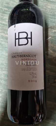 Bordeaux Château Haut-Bernicot 2014