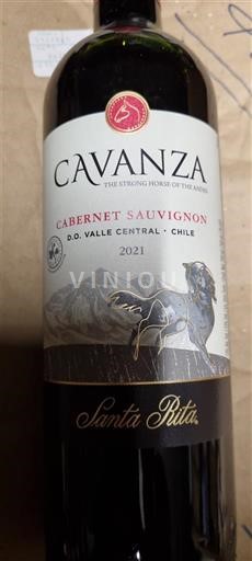 Thung lũng Maipo Maipo Central Santa Rita Cavanza Cabernet Sauvignon 2021