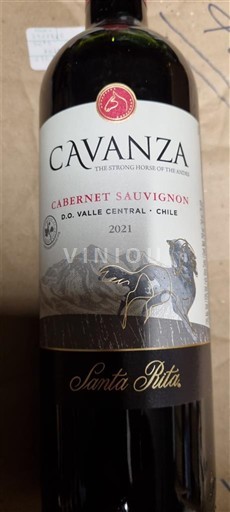 Thung lũng Maipo Maipo Central Santa Rita Cavanza Cabernet Sauvignon 2021