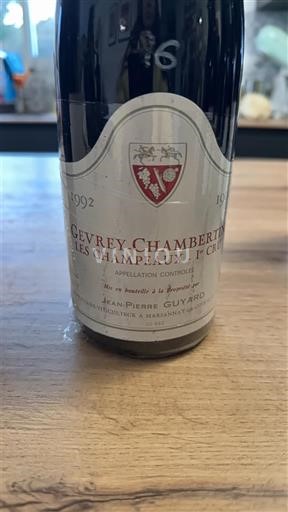 Bourgogne Gevrey-chambertin Premier Cru Jean-Pierre Guyard Les Champeaux 1992