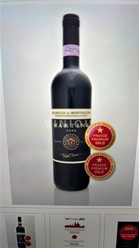 Toscana Brunello di Montalcino Martina 2016