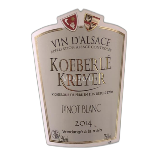 Alsace Koeberlé Kreyer Pinot Blanc 2014