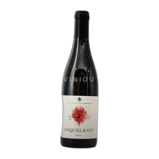 Rượu vang Rouge sec Coquelicot Domaine Abrigeon 2024 Pháp Thung lũng Rhône Vin de France