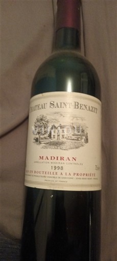 Zuidwest-Frankrijk Madiran Château Saint-Benazit 1998