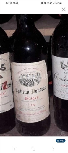 Bordeaux Graves Château Poussan 1989