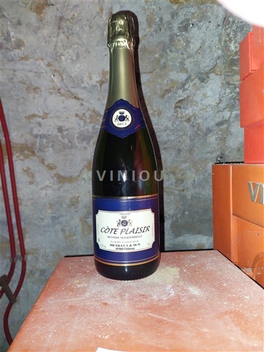 Mousserende wijnen Blanc brut Côte Plaisir 2023 Frankrijk Loirevallei Niet gespecificeerd AOC