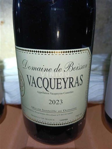 Vallée du Rhône Vacqueyras Domaine Boissan 2023