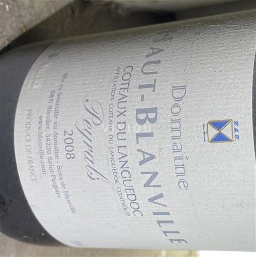 Rượu vang Rouge sec Peyrals Domaine Haut-Blanville 2008 Pháp Languedoc Coteaux du Languedoc AOC