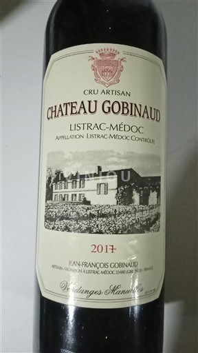 Bordeaux Listrac-Médoc Château Gobinaud 2014
