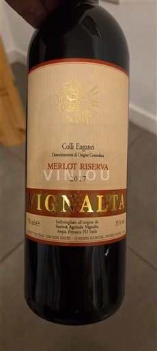Veneto Colli Euganei Vignalta Merlot Riserva 2017