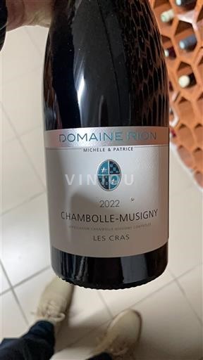Bourgogne Chambolle-Musigny Domaine Irion Les Cras 2022