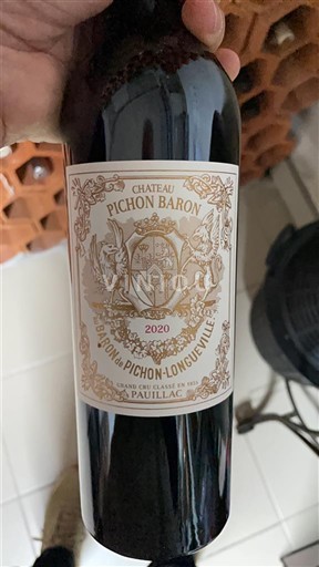Bordeaux Pauillac Grand Cru Château Pichon Baron 2020