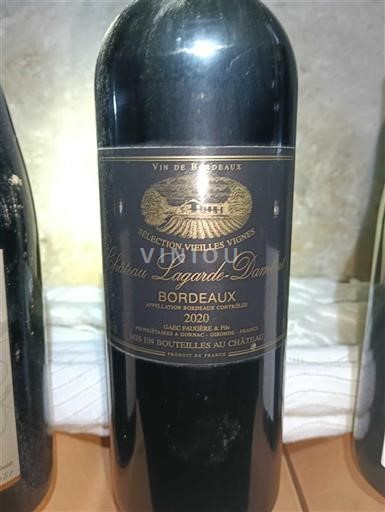 Bordeaux Château Lagarde-Danjou Sélection Vieilles Vignes 2020