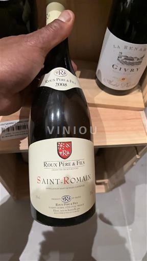 Borgonha Saint-Romain Roux Père et Fils 2008