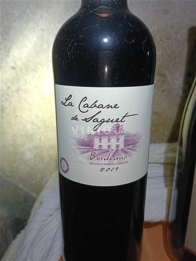 Bordeaux La Cabane de Saguet 2019