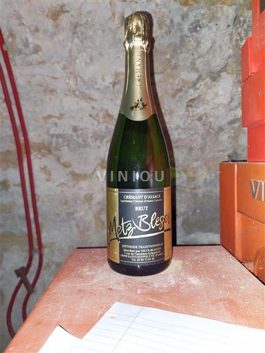 Mousserende vine Blanc brut Metz Bleger Non millésimé Frankrig Alsace Crémant d'Alsace AOC