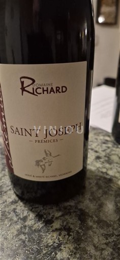 Thung lũng Rhône Saint-Joseph Domaine Richard Prémices 2024