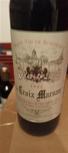 Bordeaux Không được chỉ định La Croix Marsan 2006