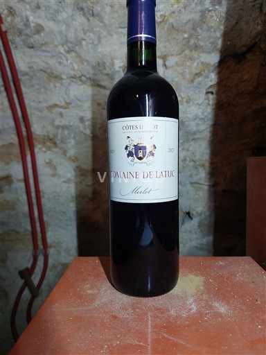 Southwest Côtes du Lot Domaine Latuc Merlot 2022