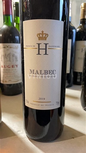 Sud-Ouest Cahors Prince du Danemark Malbec du Prince du Danemark 2019
