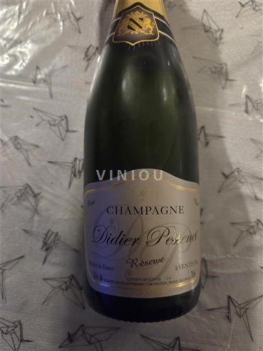 Šampanja Šampanjec Didier Pesme Réserve Neleten.