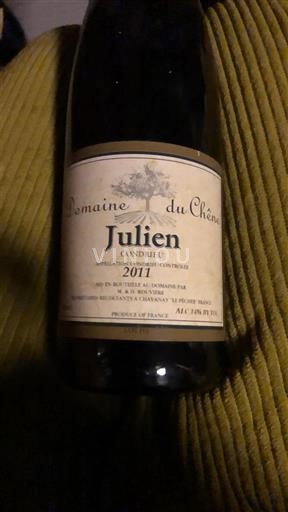 Vine Blanc sec Julien Domaine Chêne 2011 Frankrig Rhône-dalen Condrieu AOC