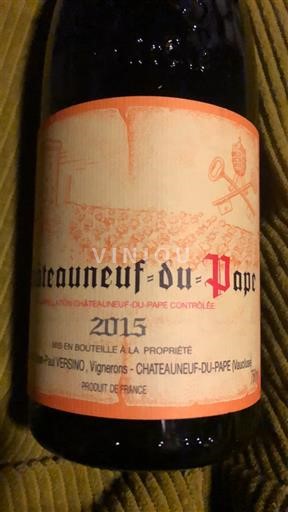 Údolí Rhôny Châteauneuf-du-Pape Paul Versino 2015